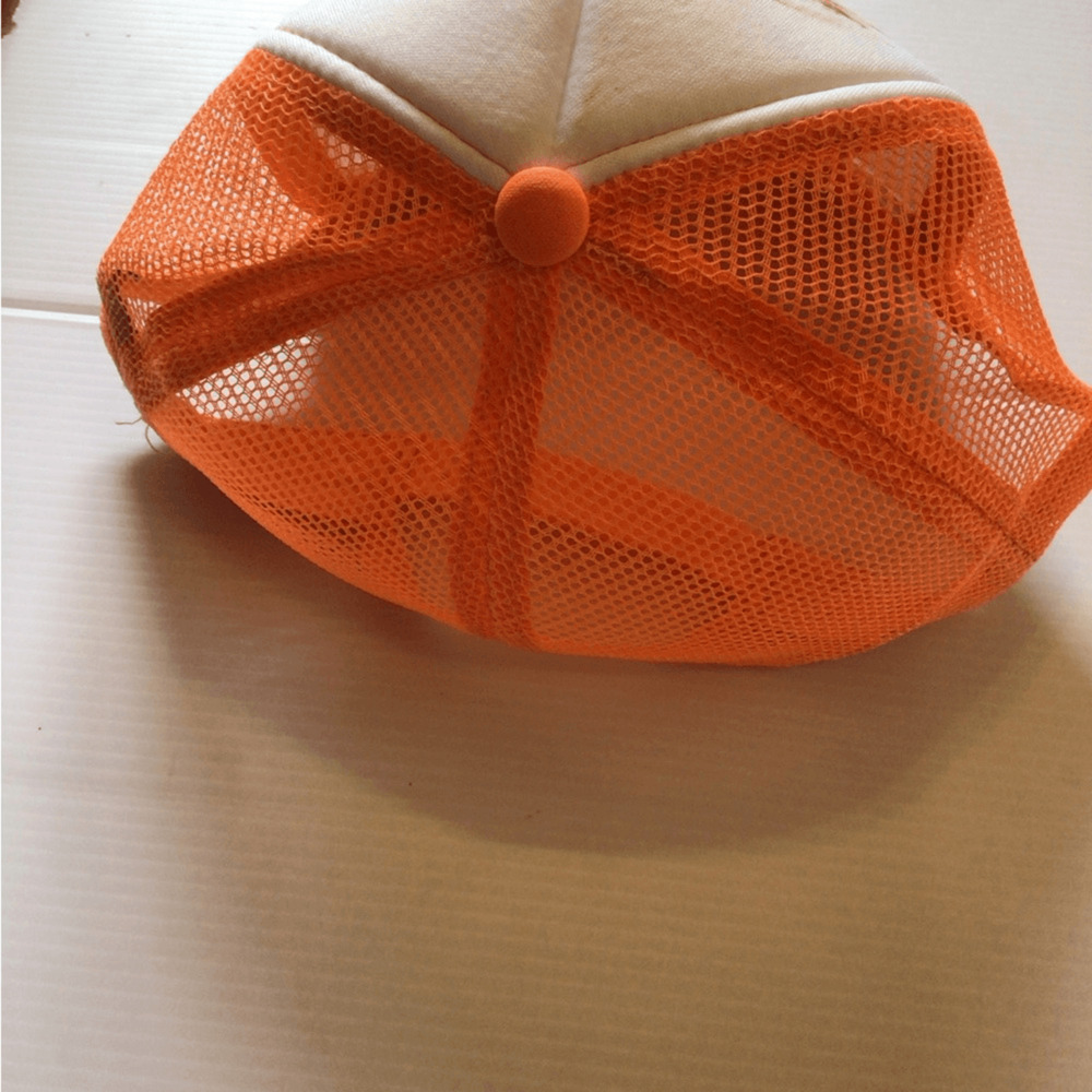 NEW! Upcycled Coors Ranch Rodeo Orange Cap - Picture 5 of 7